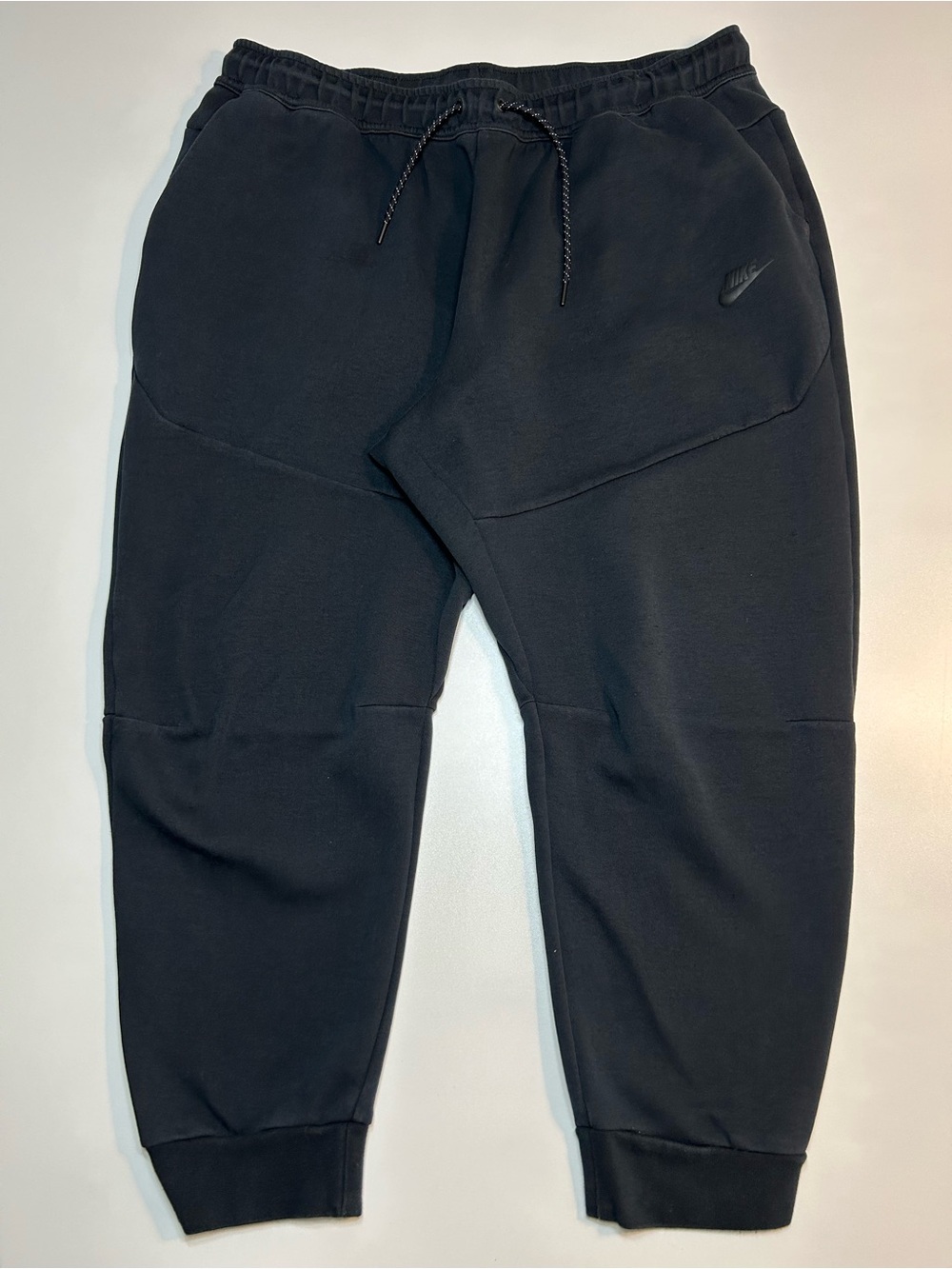 Nike Tech Fleece Black Joggers Tapered Sweatpants Men